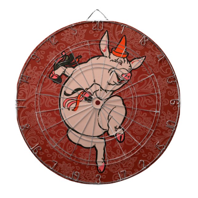 Danske Gris Antique Cute Dancer Piltavla (Framsidan)