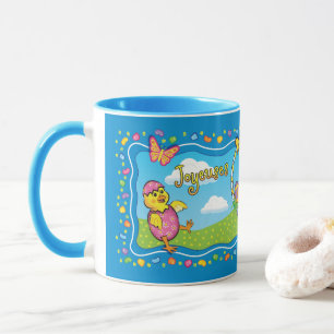 Danske Påsk Basket Fransk Ceramic Mugg