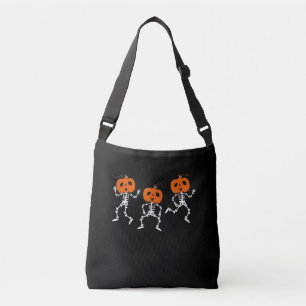 Danske Skeleton Dabbing Skeletons Halloween Gift Axelväska