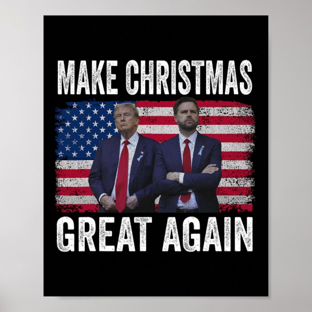 Danske Trump Santa och Dj Vance gör julgrr Poster (Framsidan)