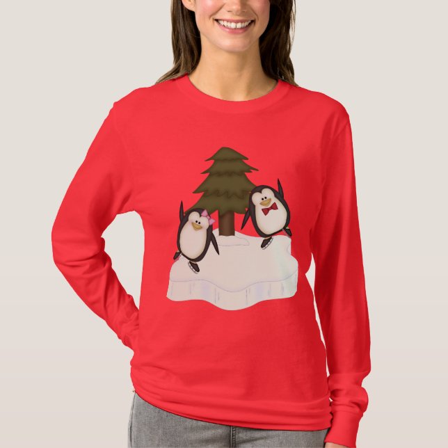 Dansking Penguins T-shirt (Framsida)