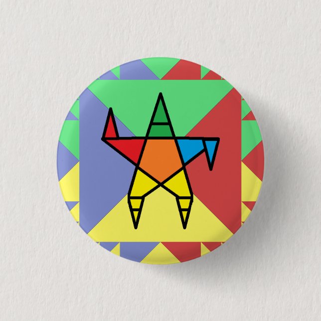 Dansking Sanghagram Button Knapp (Framsida)