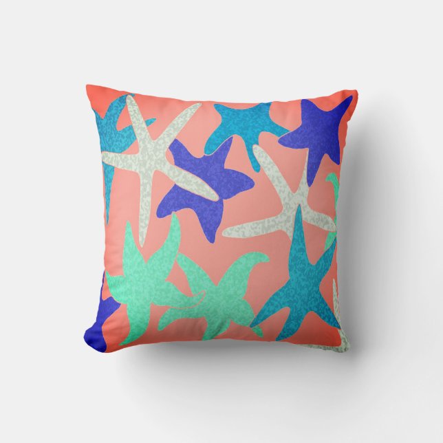 Dansking Starfish Dekorativ kudde (Framsida)