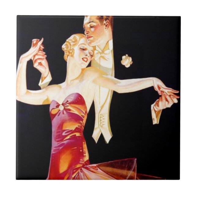 Dansklaff Kakelplatta (Framsidan)