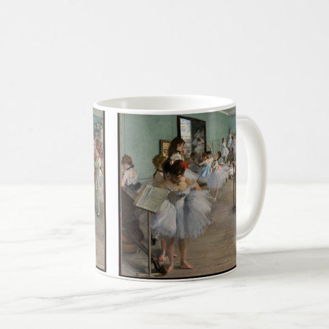 Dansklassen av Edgar Degas Kaffemugg (Framsida höger)