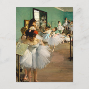 Dansklassen av Edgar Degas Vykort