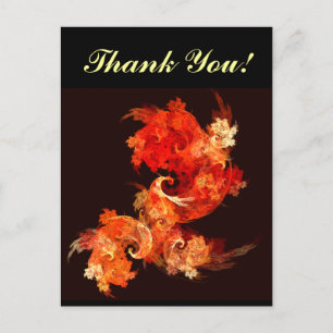 Danskning Firebird Tack Postcard Vykort