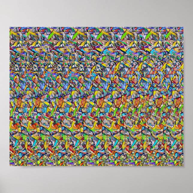 Danskning i Brasilien - Gömt 3D-utskrift Poster (Framsidan)