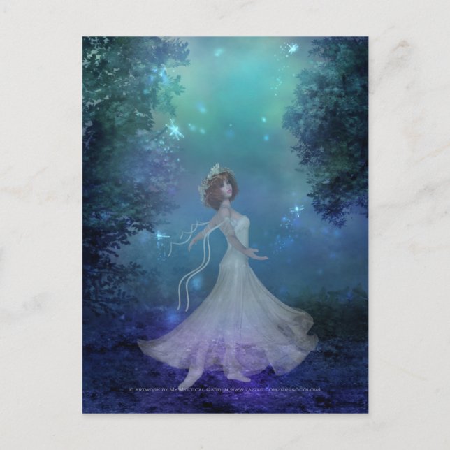 Danskning i Skogen vykort 2 (Framsida)