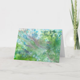 Danskning i Snöflingor Greeting Card av Iris Grace Tack Kort