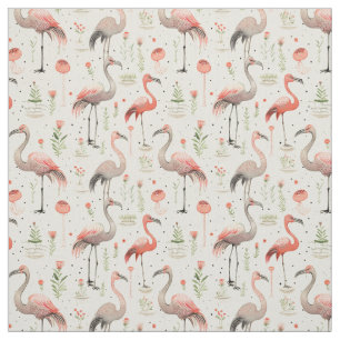 Danskning på Luft: Stollig Flamingo Tyg
