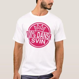 dansksvin 100% t-shirt