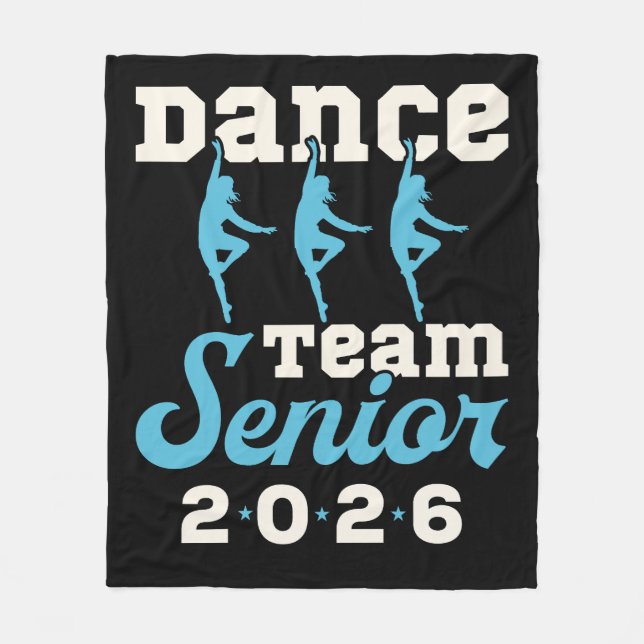 Danslag Seniorklass 2026 Fleecefilt (Framsidan)