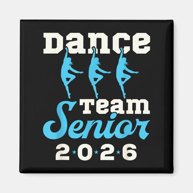 Danslag seniorklass 2026 seniorkväll examensfirand magnet (Framsidan)