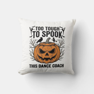 Danslärare Halloween Pumpa Gravyr T-Shirt De Kudde