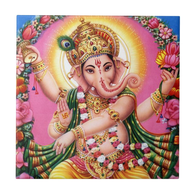 DansLord Ganesha Kakelplatta (Framsidan)