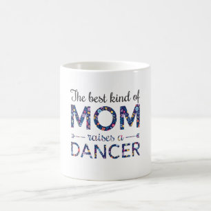 Dansmamma den bäst sorten av mammalönelyfter en kaffemugg