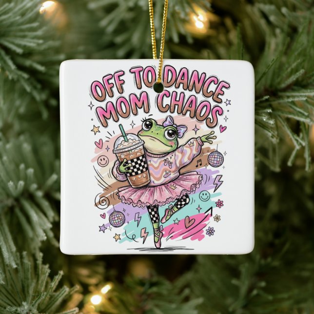 Dansmamma-ornament  julgransprydnad keramik (Träd)