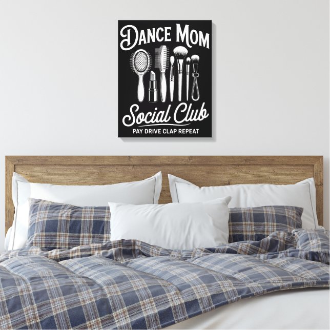 Dansmamma Social Club Mamma Canvastryck (Insitu (sovrum))