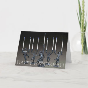 DansmenoraHanukkah kort