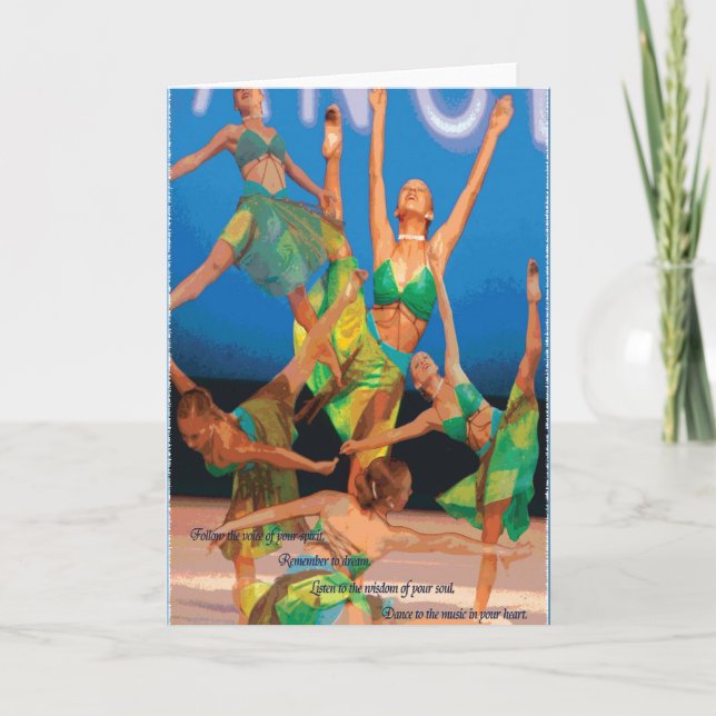 dansmotivation kort (Framsida)