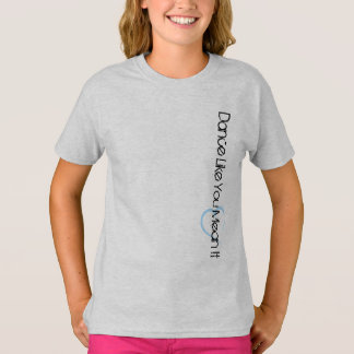 Dansnågot liknande betyder du den - askagrått t-shirt