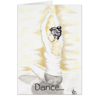 Dansnågot liknande där är ingen som håller ögonen hälsningskort