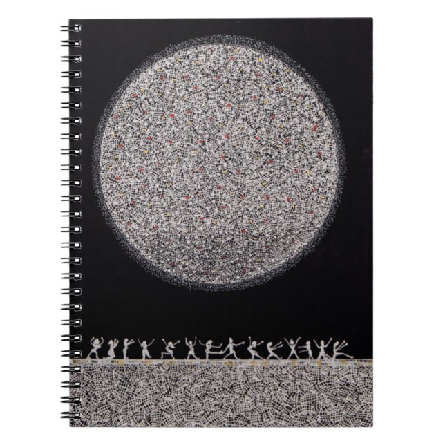 Dansning under Silver Måne Anteckningsbok (Framsidan)