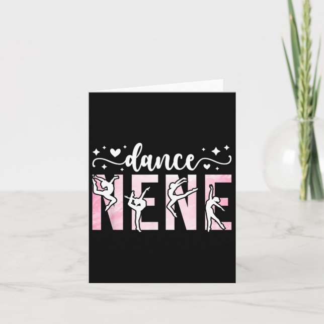 Dansnr: en dansare Nene Dancing Nene Kort (Framsida)