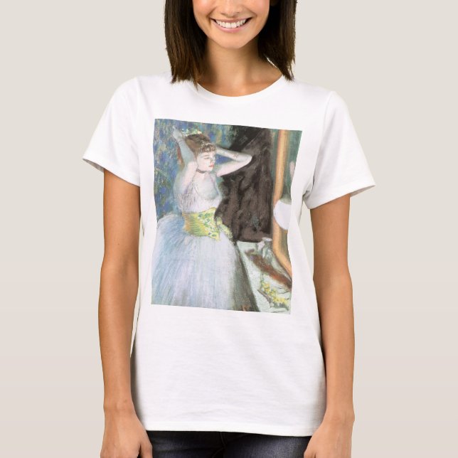 Dansös i sin omklädningsrum av Edgar Degas T Shirt (Framsida)