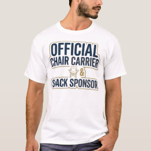 Danspappas officiella stolförflyttare och snack-sp t shirt