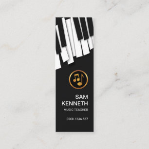 Danspianot stämm musiklärare mini visitkort