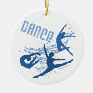 Dansprydnad (anpassadet) julgransprydnad keramik
