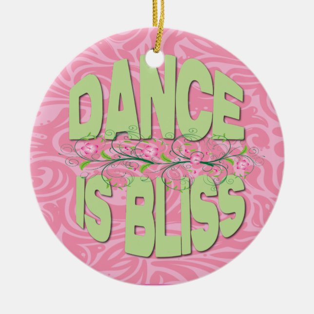 Dansprydnadgåva Julgransprydnad Keramik (Framsidan)