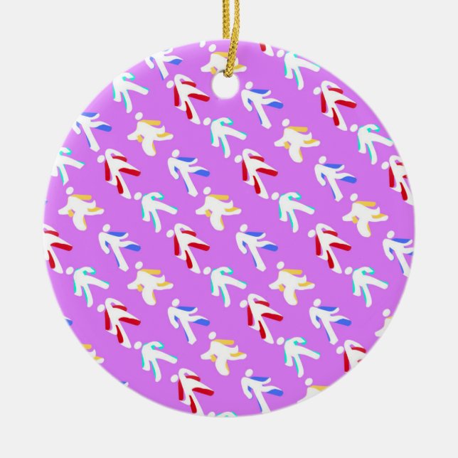 Dansrar Julgransprydnad Keramik (Framsidan)