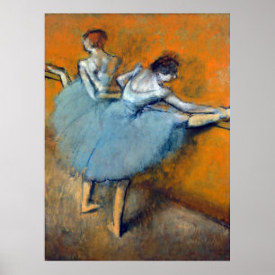 Dansrar på Barre, Edgar Degas Poster
