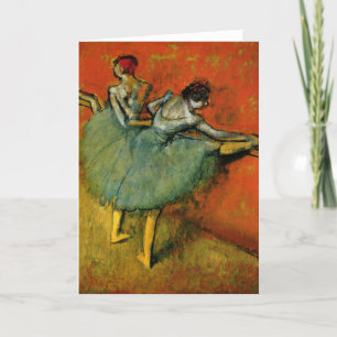 Dansrar vid Barre - Edgar Degas - 1888 Kort
