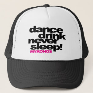 Dansrocka aldrig sova! MYKONOS Keps