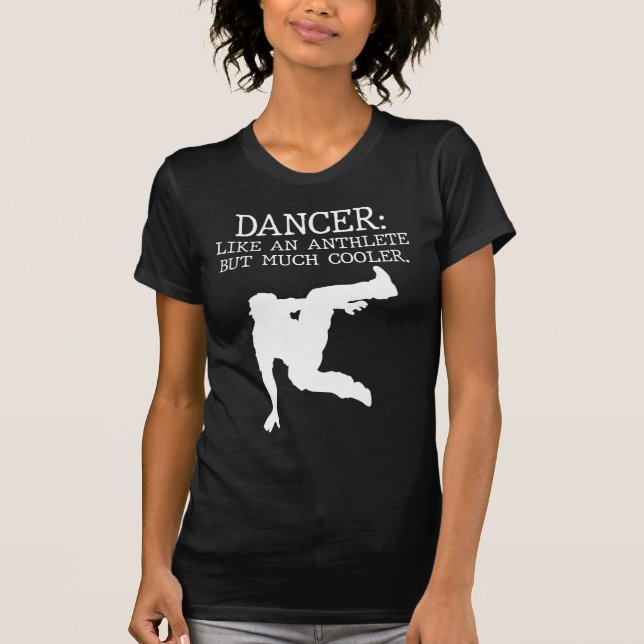 Dansskäl Dancer Studenten Coola Dancing Boy T Shirt (Framsida)