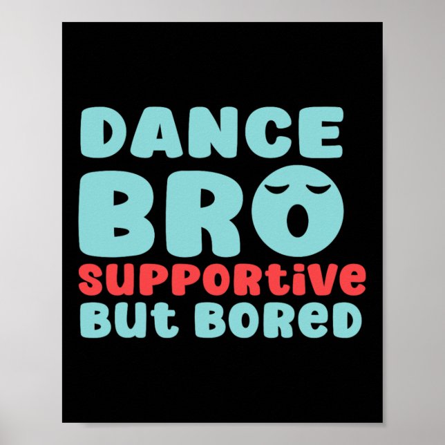 Dansskjorta Bror Dansar Dans  Poster (Framsidan)