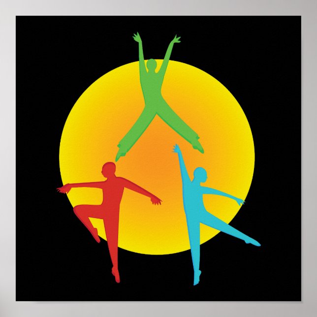 Dansställningar Poster (Framsidan)