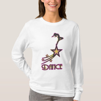 Dansstjärna i lilor tee shirt