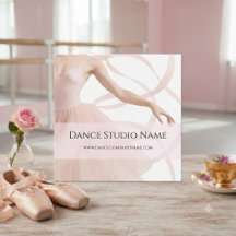 Dansstudio Ballerina Pastell Rosa Sociala Médier