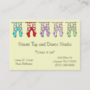 Dansstudiovisitkortar Visitkort