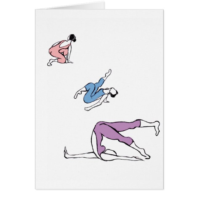 DansTrio Hälsningskort (Framsidan)