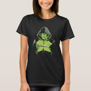 Dansutförare med låg sticks, glödande glöd t shirt