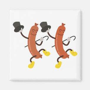 Dansvarmkorvar Magnet