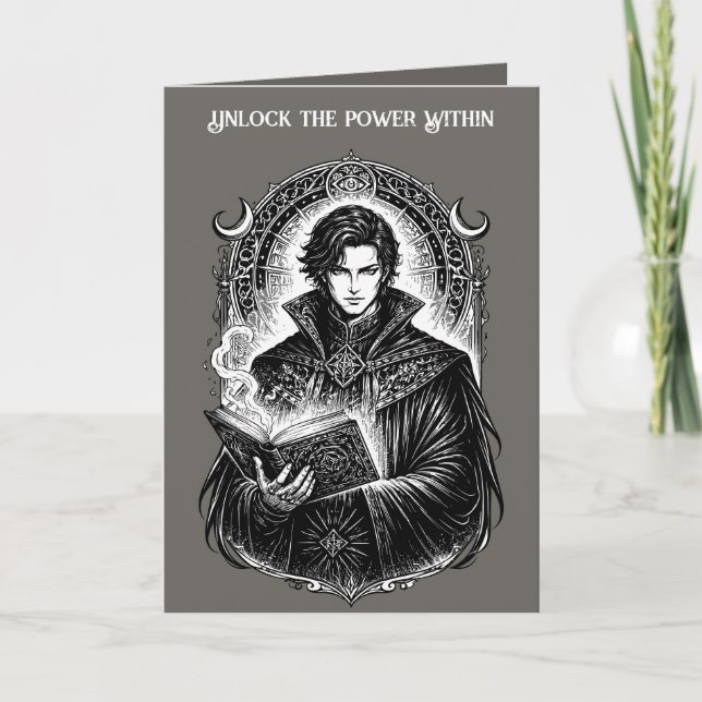 Dantalion Mind Vävare Illustration Kort (Framsida)