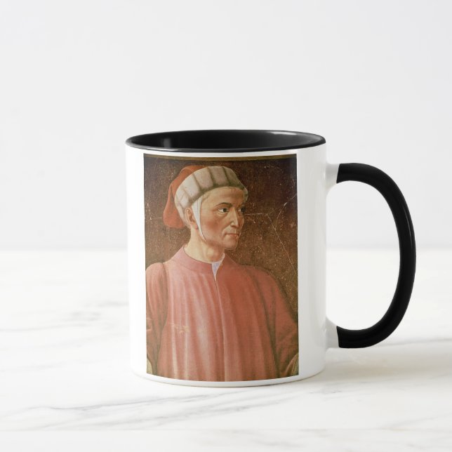 Dante Alighieri (1265-1321) specificerar av hans Mugg (Höger)