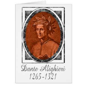 Dante Alighieri Hälsningskort